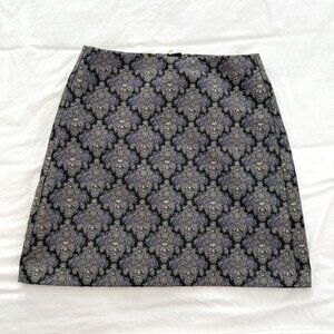 Loft Jacquard Print A - line Skirt - Size 4